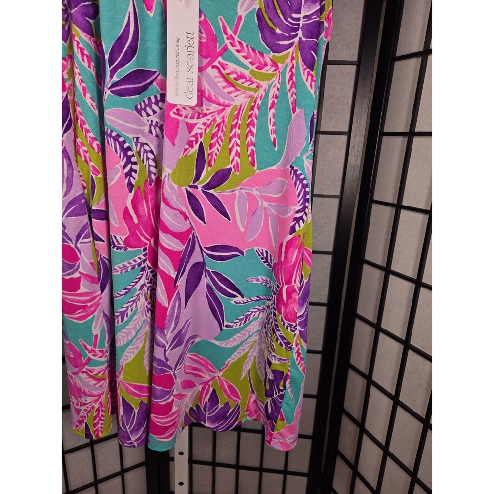 Dear Scarlett Tank Dress Tropical Resort Wear Size S - Picture 3 of 5